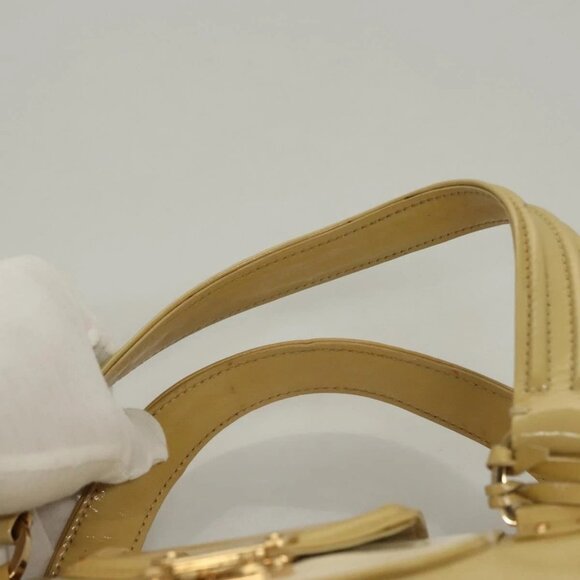 LOUIS VUITTON Cruise line Sac Bicolor Hand Bag Enamel Yellow - Picture 7 of 15